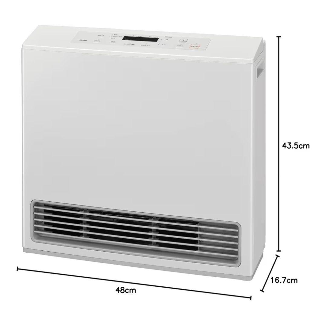 新品 Rinnai ガスファンヒーター RC-U5801PE-WH