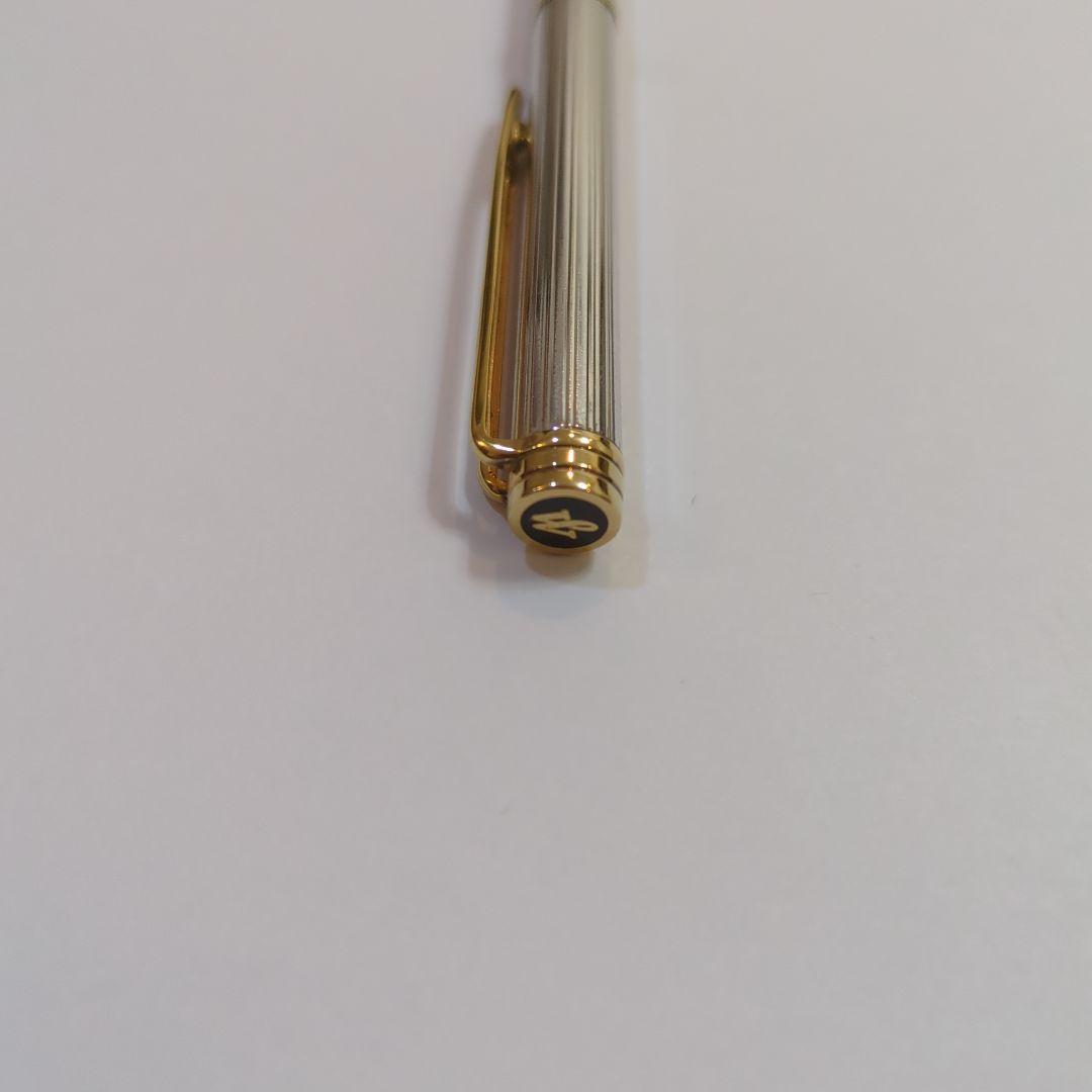 ウォーターマン　PARIS　万年筆　F　細字　ボールペン　スターリングシルバー