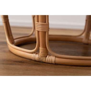 【メーカー直送】東谷 NS-537BR ネストサークルチェア　　 ブラウン