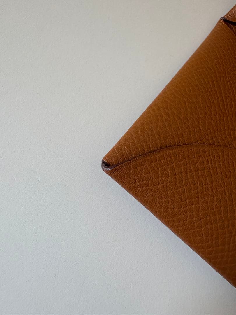 HERMES エルメス　カルヴィ エトゥープ カードケース　名刺入れ　パスケース