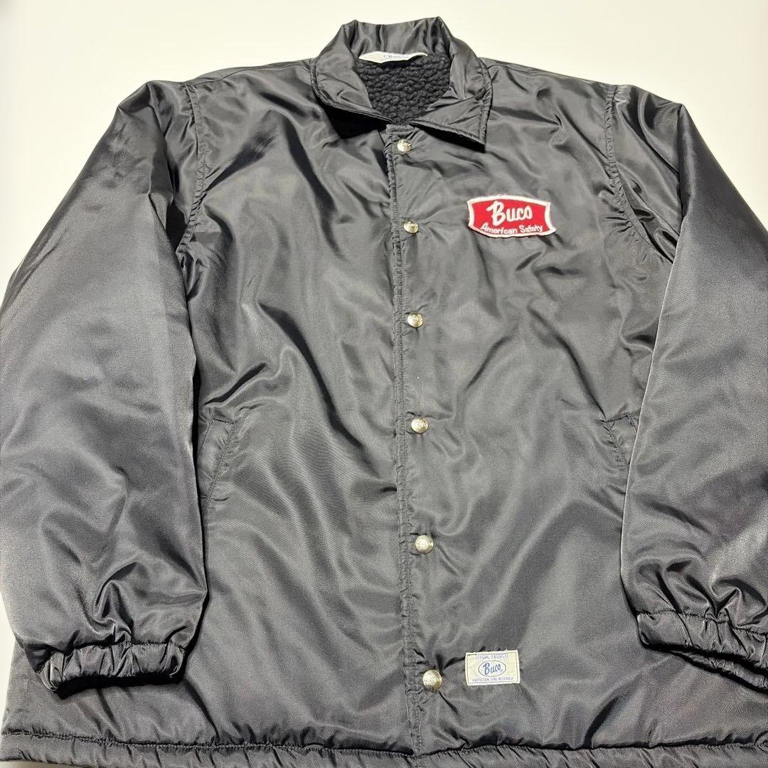 Buco ボア裏地 ブラック ナイロンジャケット Mサイズ