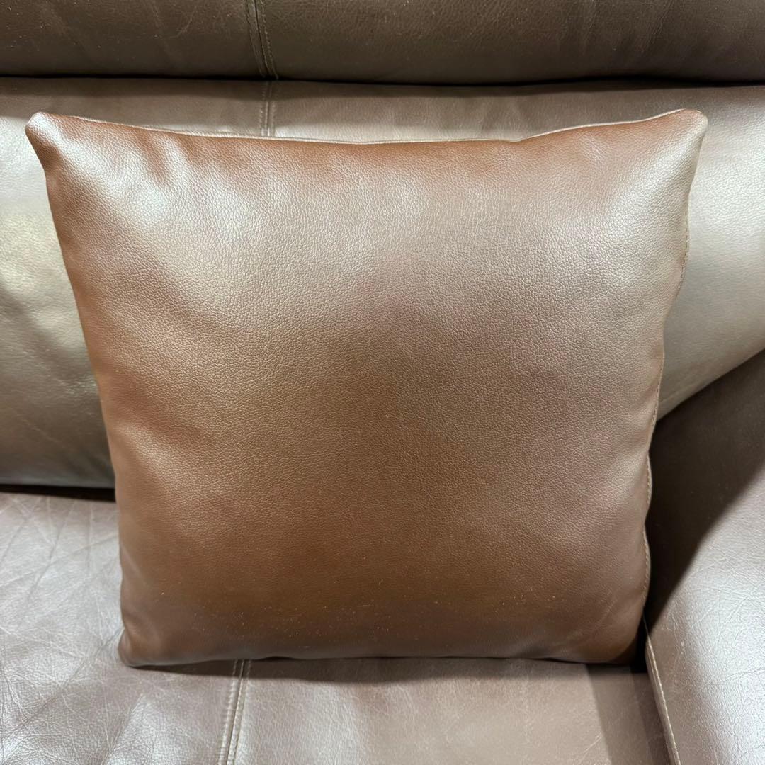 ニトリ ソファ 3人掛け 合皮 ブラウン Nポケット d5007 NITORI