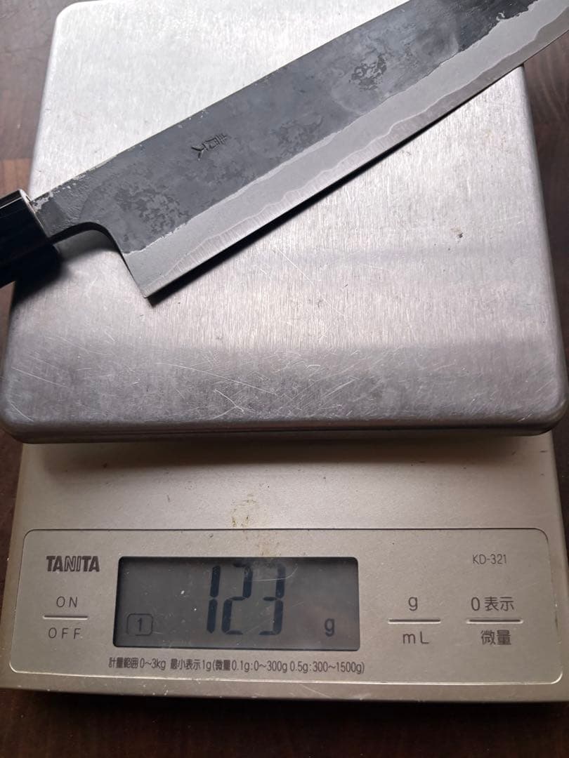 土佐打刃物　青2 切付　和　牛刀　210mm 7寸　包丁　霞　手打　未使用　青紙