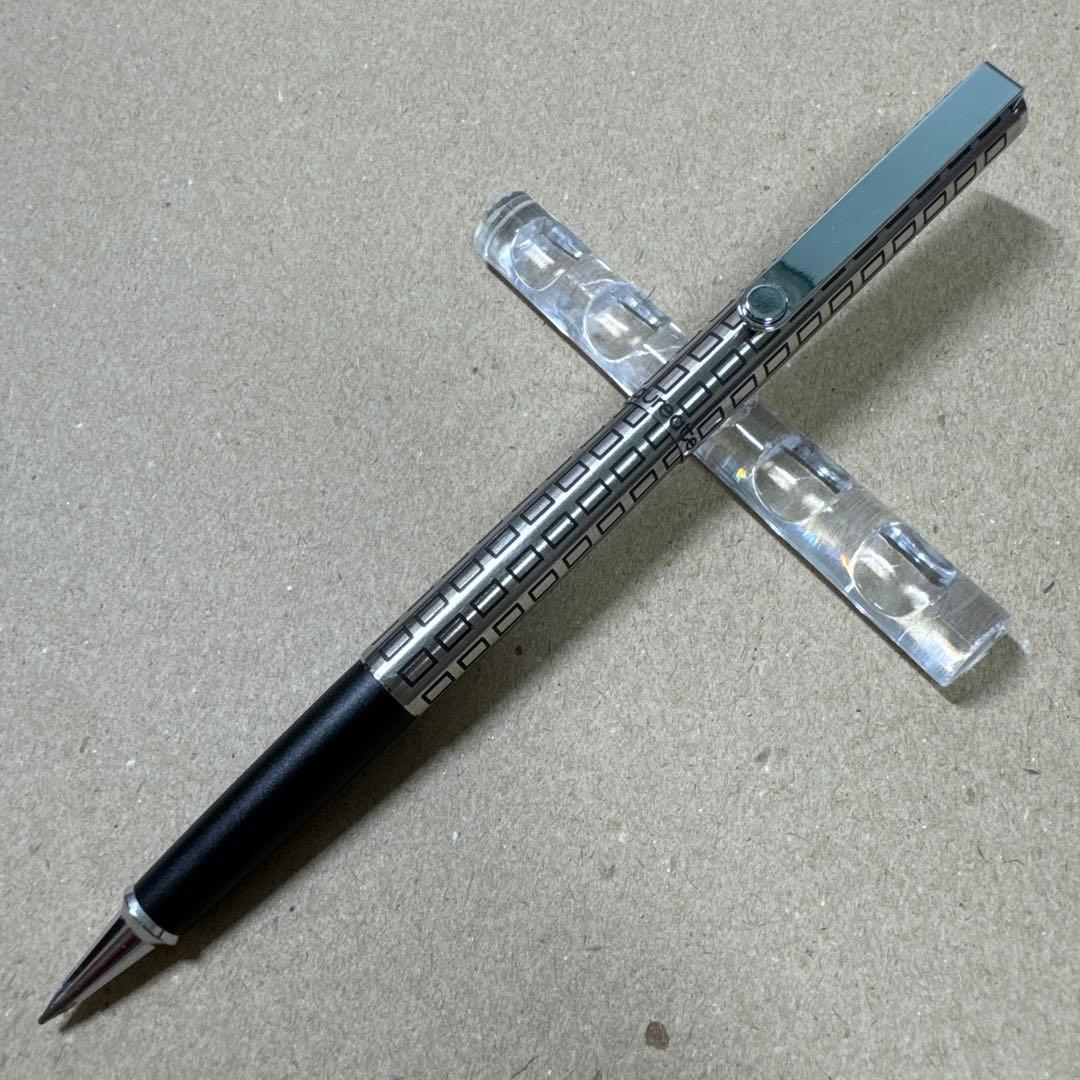 珍品 廃盤 PILOT パイロット ローリート ボールペン 水性 格子 蝕刻