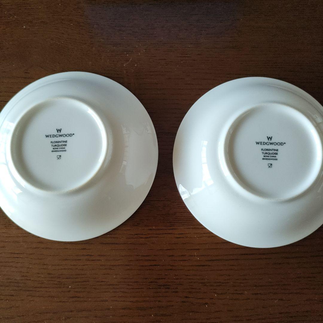 ウェッジウッド フロレンティーンTQサラダソーサー 16cm箱入