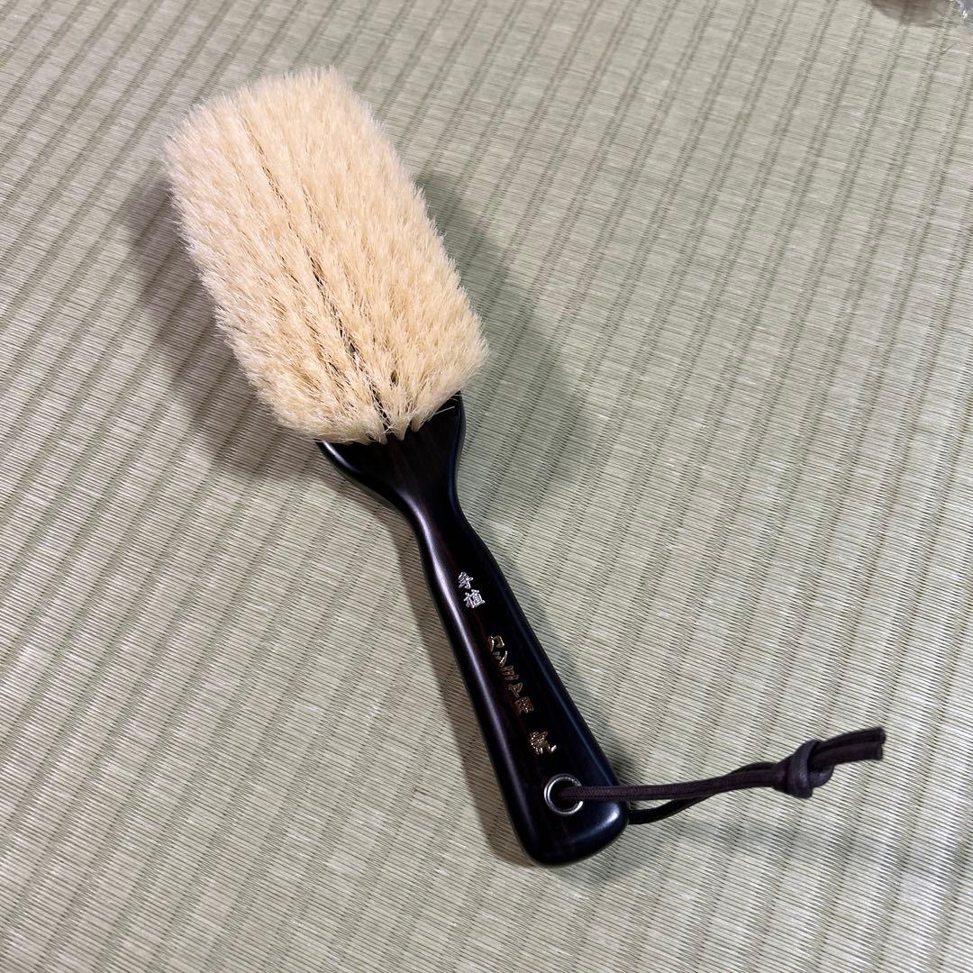 新品未使用！藤本虎　カシミヤ用　洋服ブラシ　手植
