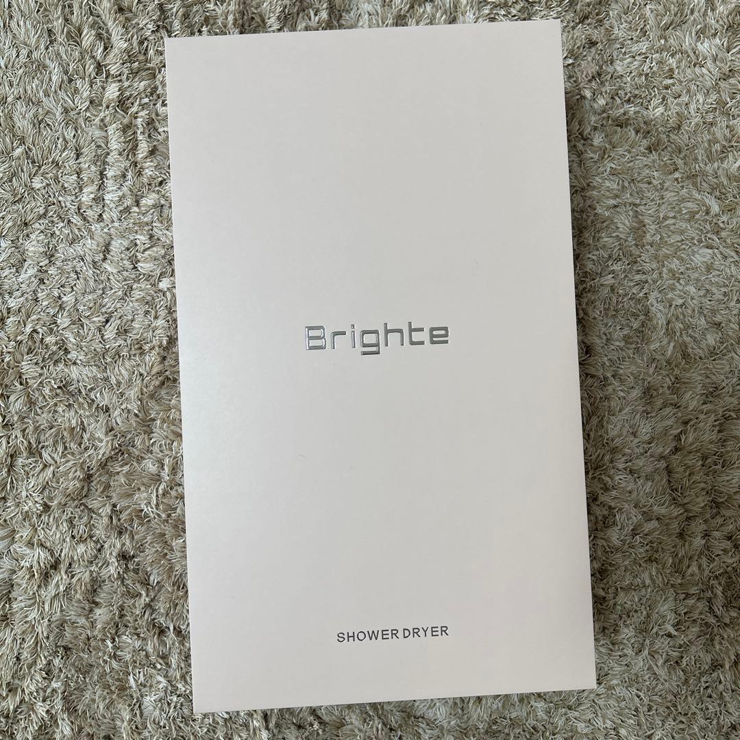 【1度のみ使用】Brighte（ブライト） シャワードライヤー ピンク