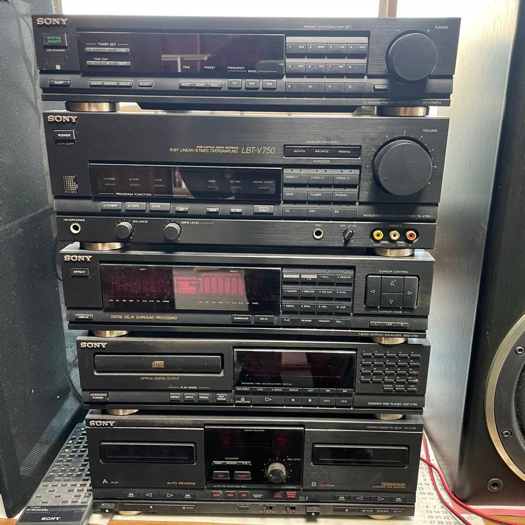【直接取引手渡し希望】熊本県菊池郡ジャンクSONY コンポ LBT-V750