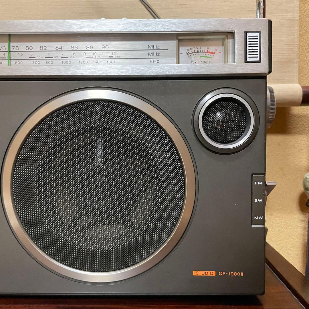SONY／ラジカセ／CF-1980Ⅱ／メンテナンス済／メンテセット付／外装美品