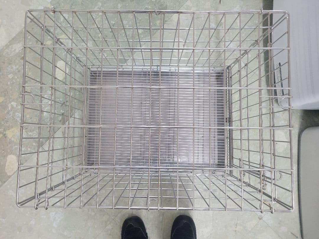 ハチコウ　ペットゲージ　ステンレスゲージ　M　中古