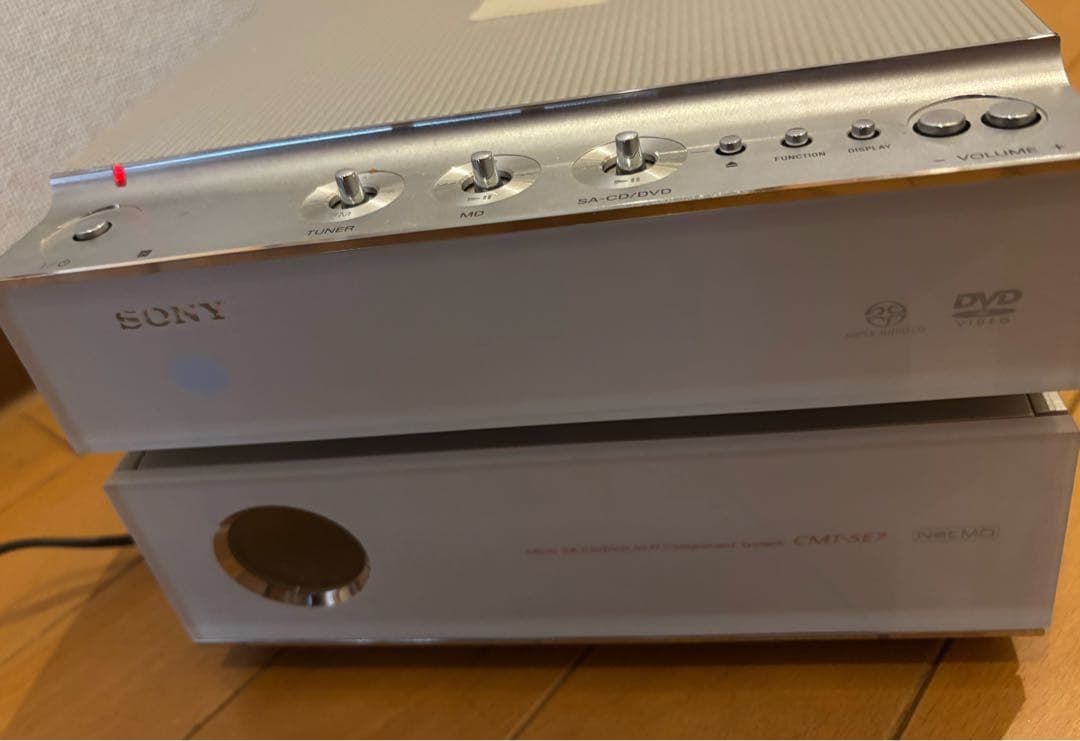 【SONY/ソニー】 DVD CD MD コンポ CMT-SE7 2003年製