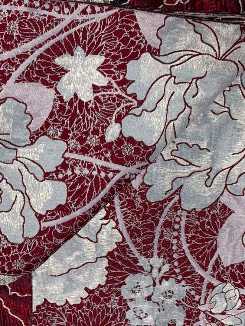 大人兵児帯【シャクヤク】　【シャクヤク紅】セット