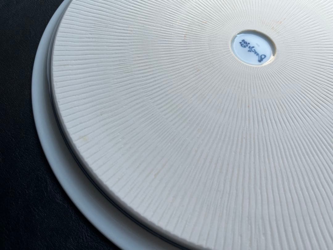 源右衛門　染錦三方割唐草　大皿　１枚