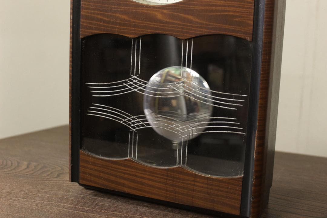 動作品 アイチ 古い 振り子時計 柱時計 掛け時計 古時計 昭和レトロ