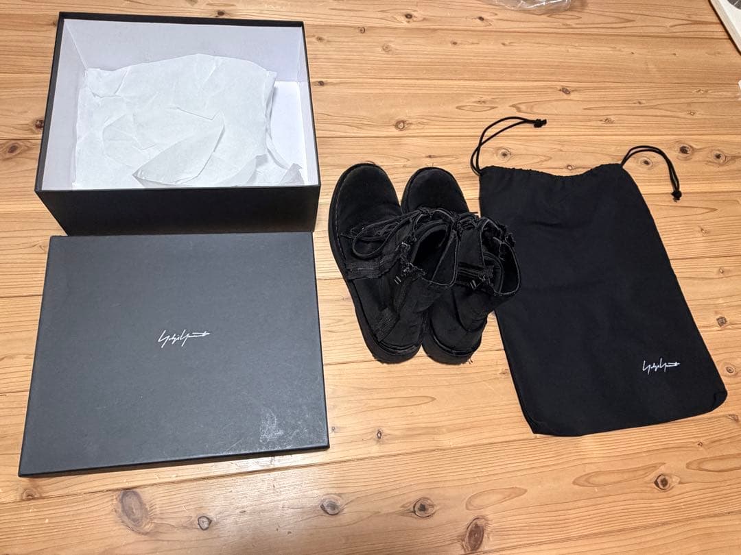 yohji yamamoto pour homme 22aw ベルベットブーツ