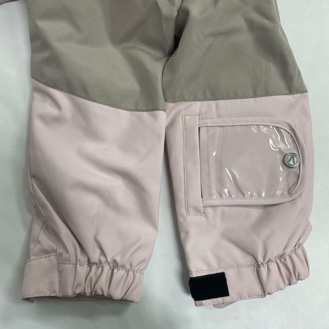 ARBN ピンク×黒 スキーウェア 上下セット130cm AB43WW1533J