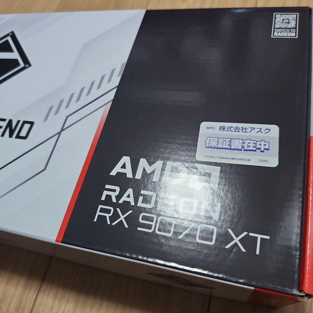 グラフィックボード・グラボ・ビデオカード ASRock Radeon 9070 XT 16GB Steel Legend