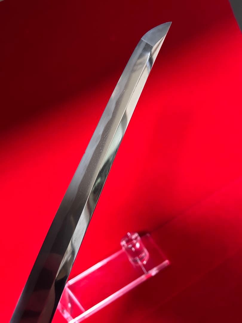 01564 包丁　マグロ包丁　完全手研　天然砥石研　切味抜群　鞘有り　未使用品