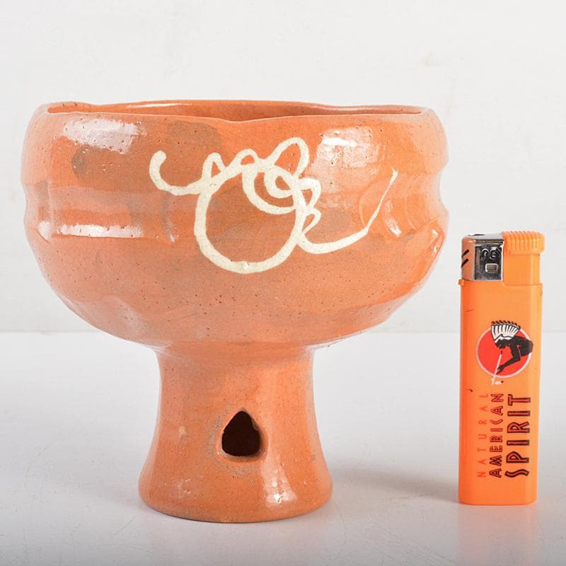 茶道具　松阪萬古焼　初午茶碗　裏千家十四代淡々斎極め箱　M　R6996