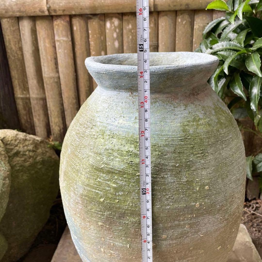 壺 傘立て 花器 高さ(約)43㎝ ビンテージ 昭和レトロ オブジェ