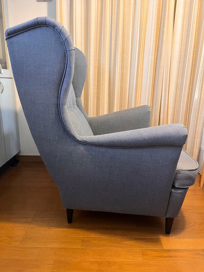 IKEA ストランドモン ウィングチェア　グレー