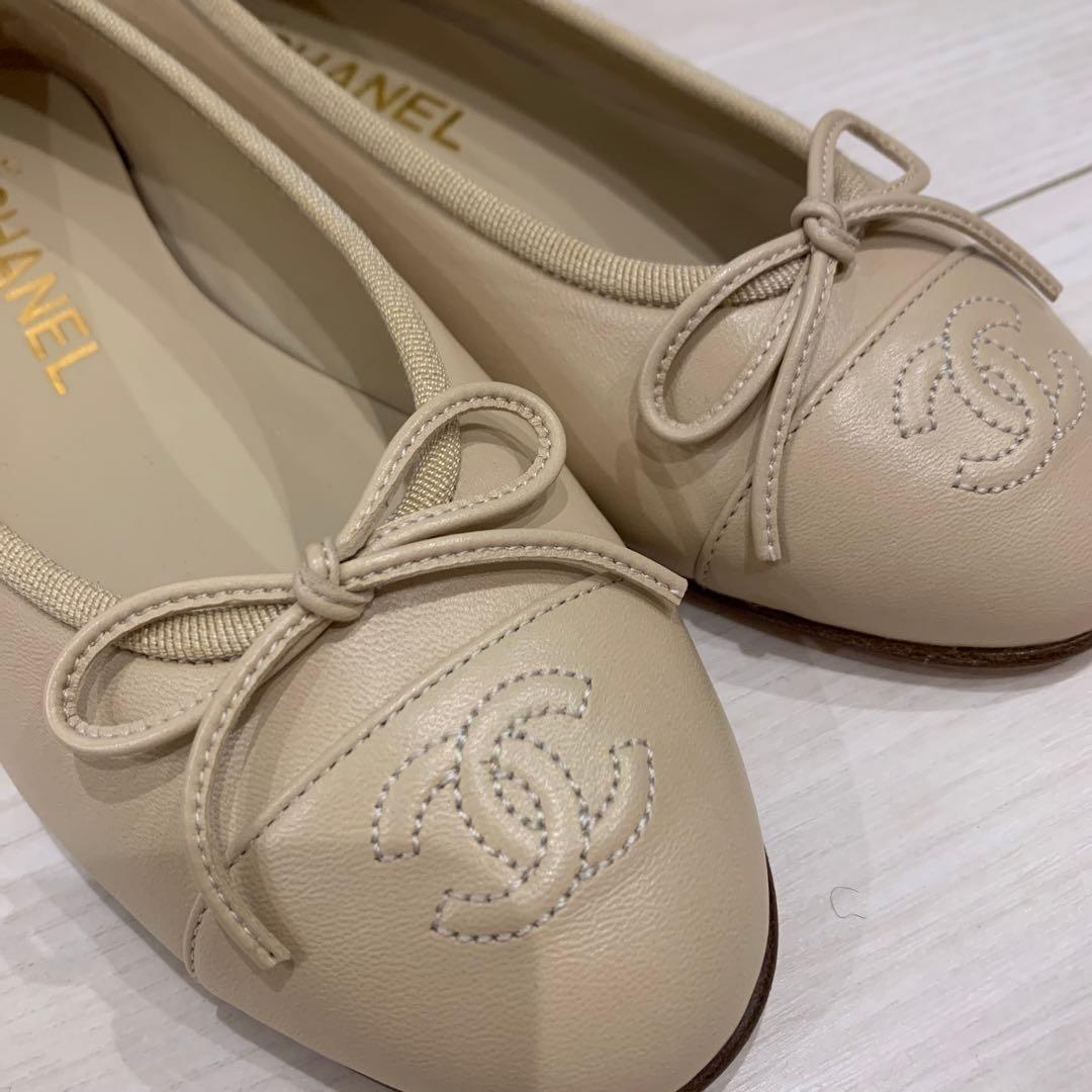 ホ*ト様 シャネル　新品　バレリーナ　CHANEL 34 2/1