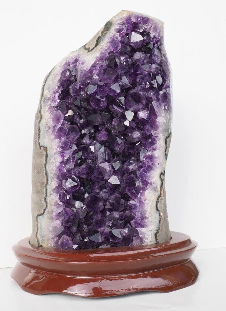 アメジスト 原石　置物　濃い紫　天然石　紫水晶　浄化