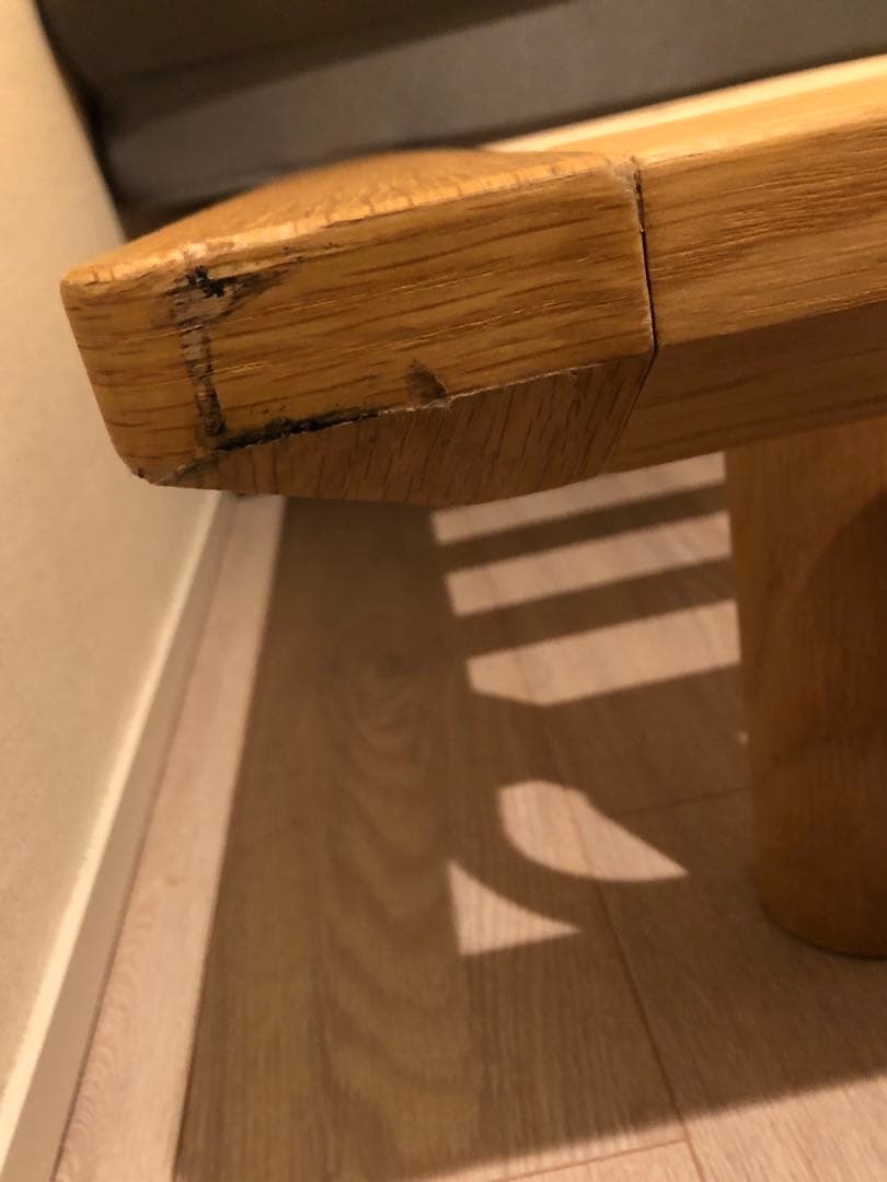 無印良品　オーク材ベッドフレーム、ベッドボード