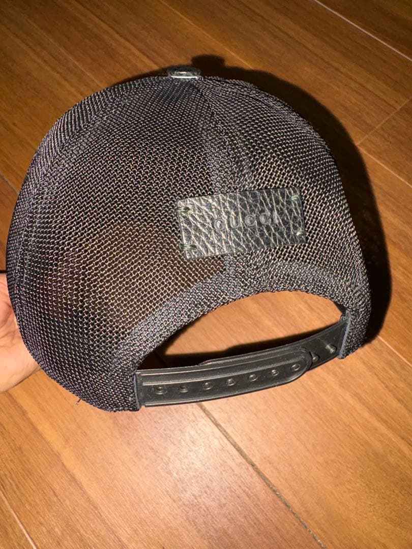 GUCCI グッチ ggパターン メッシュキャップ Mサイズ ブラック