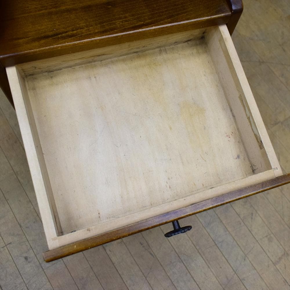 カリモク　コロニアル　電話台　FAX台　飾り棚　花台　棚　ラック　キャビネット