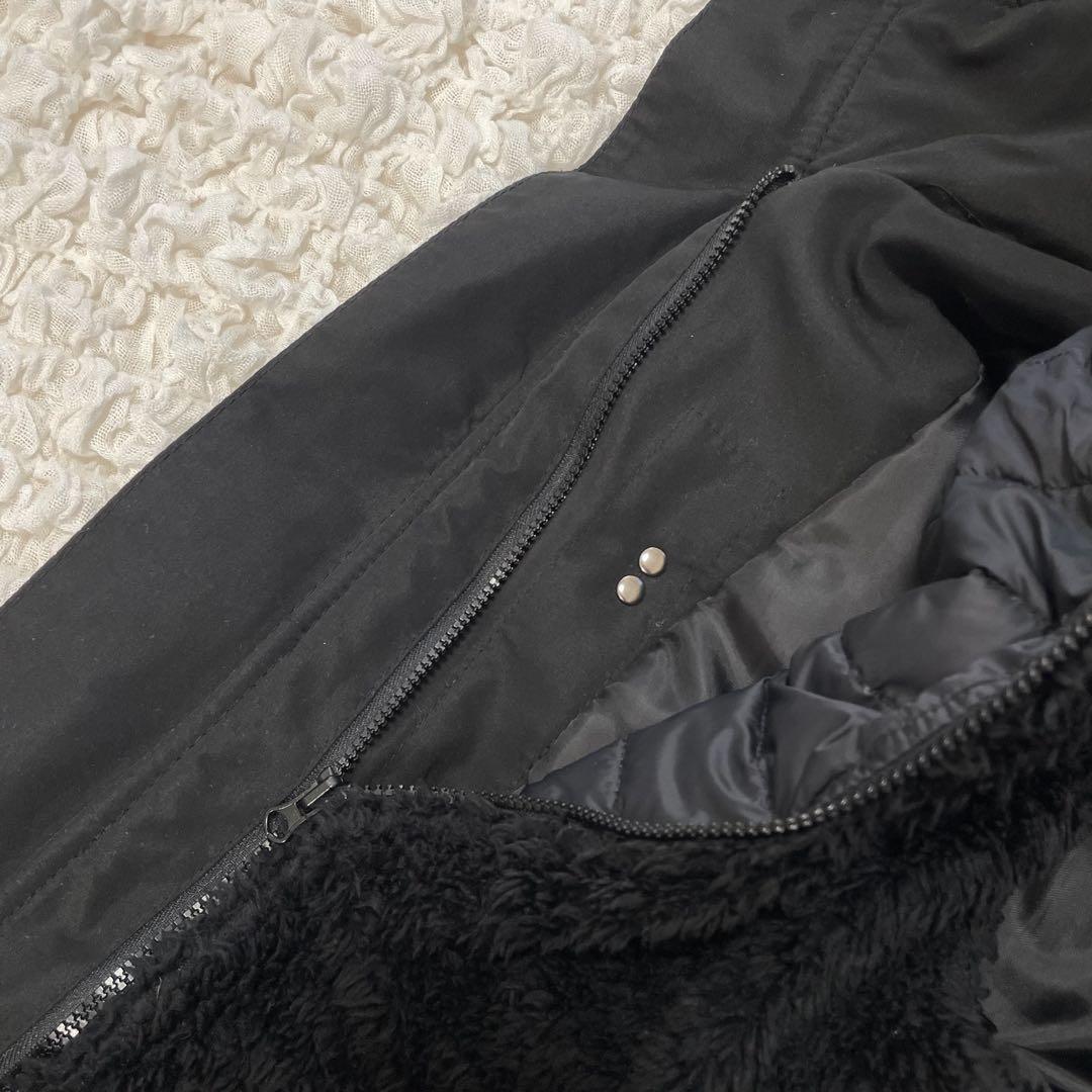 00s SLY N3B ラクーンファー　ボアライナー　モッズコート　y2k