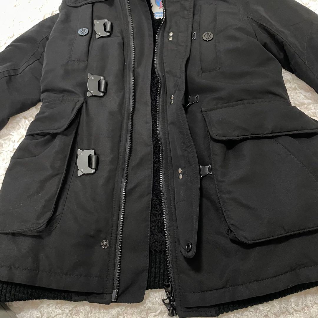 00s SLY N3B ラクーンファー　ボアライナー　モッズコート　y2k