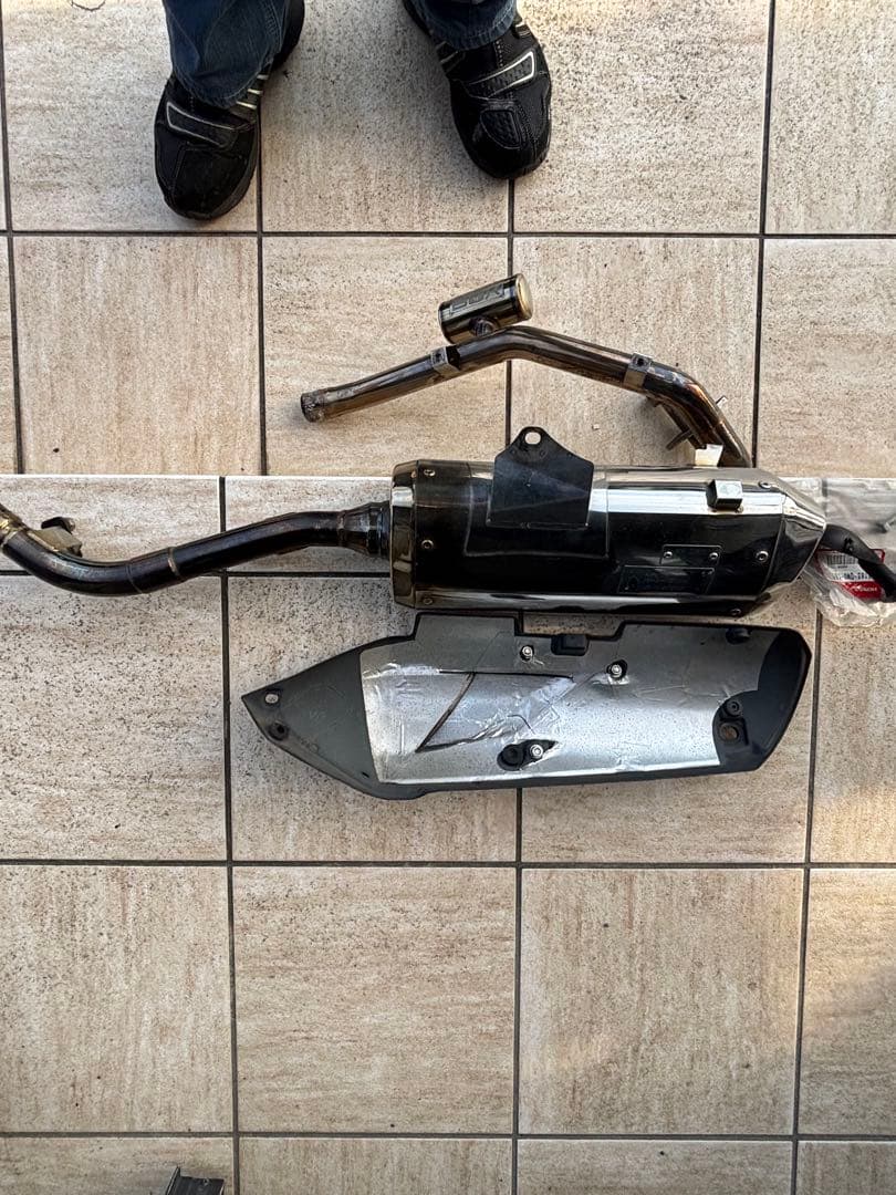 CRF250L（MD38）SP忠男POWER BOX と無限マフラーとその他