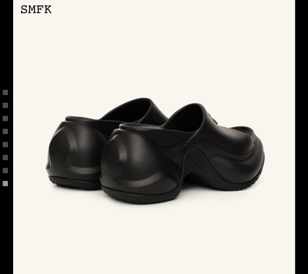 新品未使用 SMFK ブラック サンダル 厚底 ハイヒール