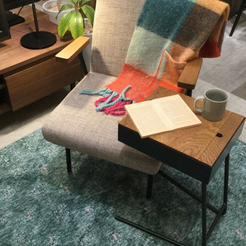 【美品】unico ウニコ ADDAY(アディ) サイドテーブル