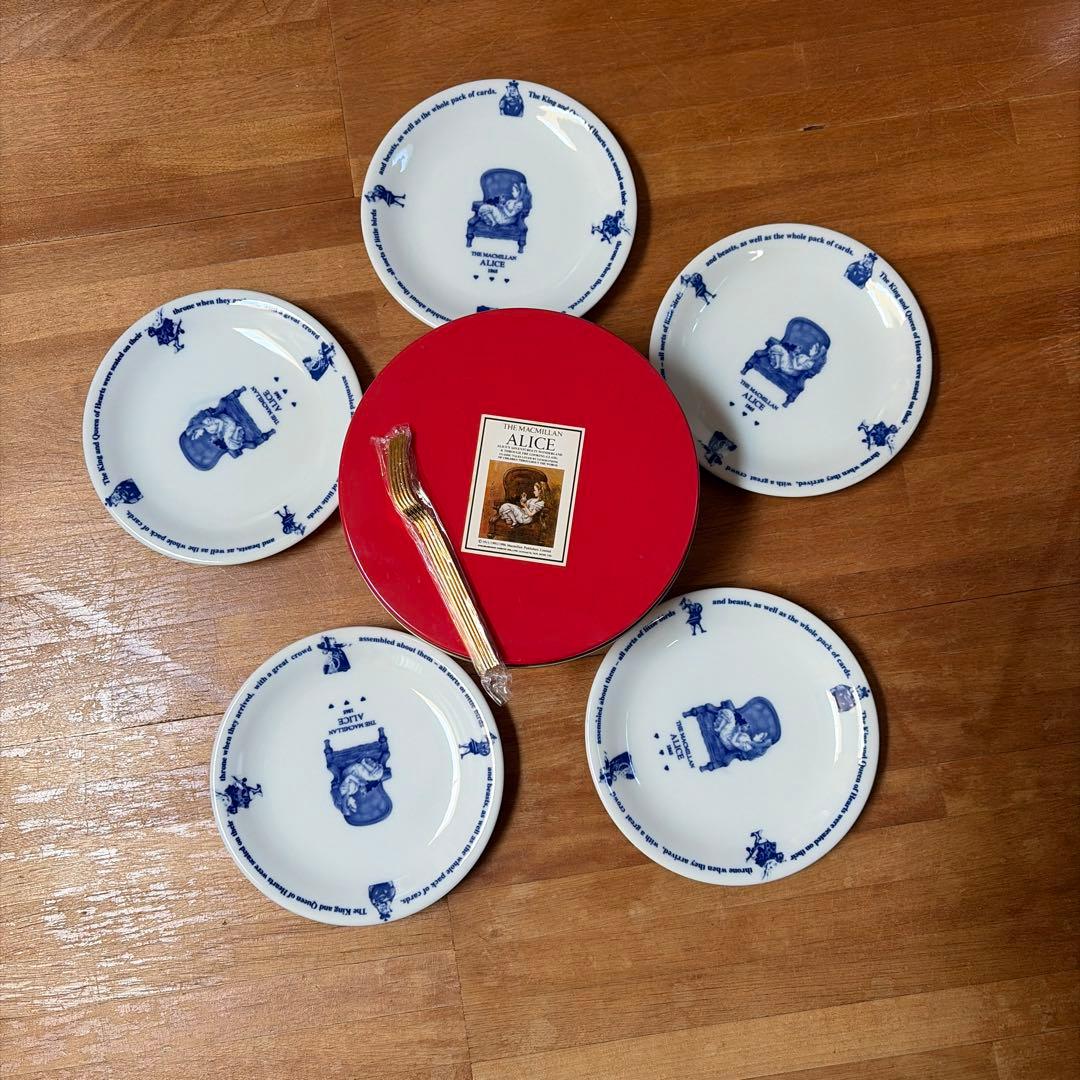 アリス・イン・ワンダーランド 皿 6枚セット