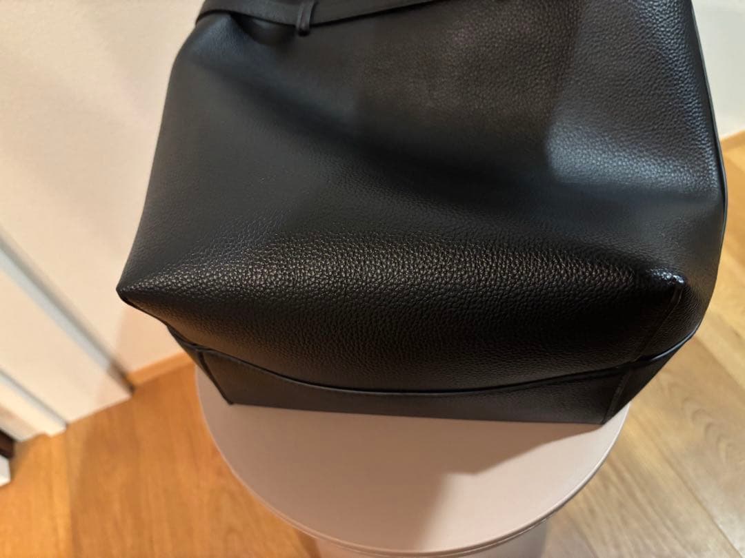 スローブイエナ　ベルトスクエアトートバッグ　ブラック