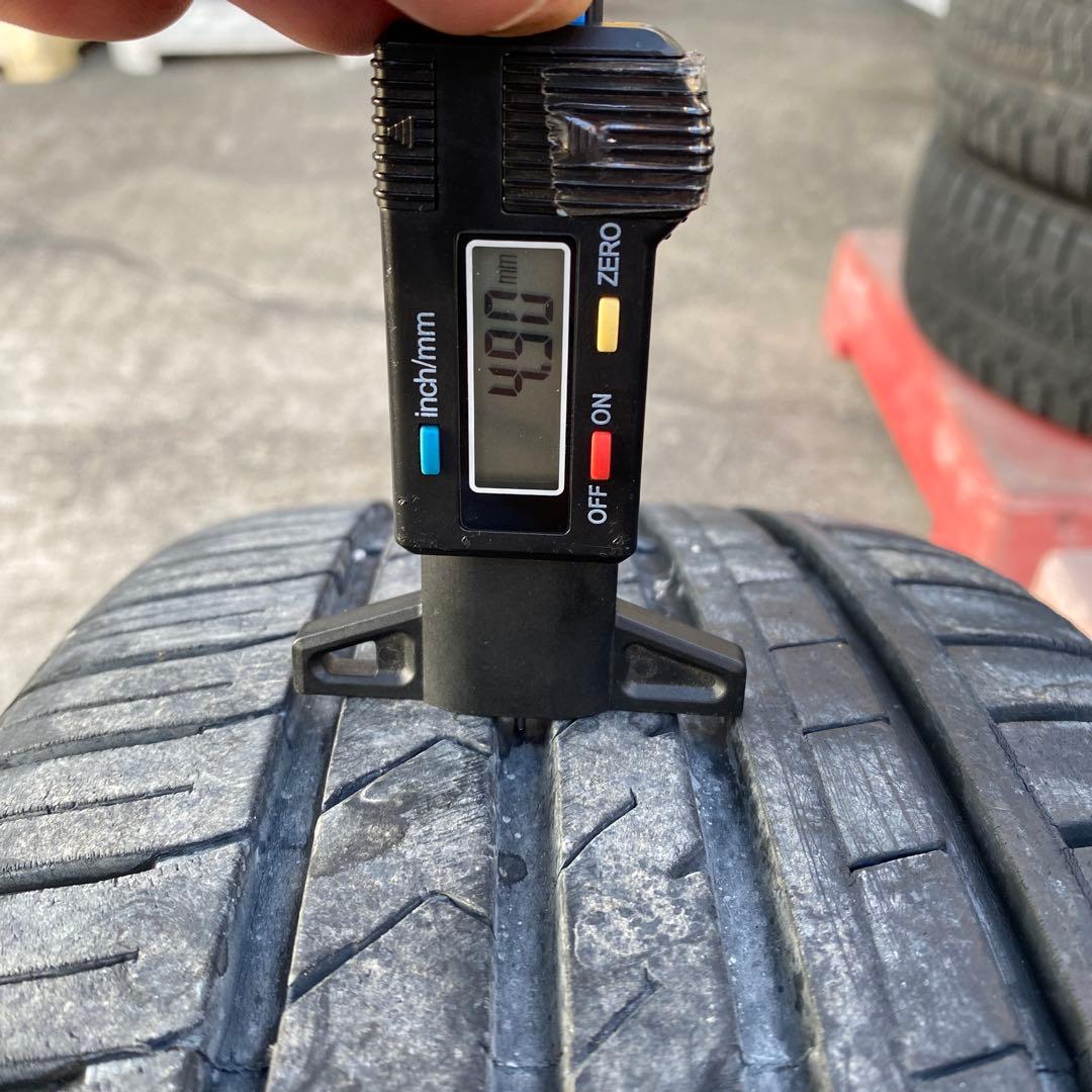 ◇中古205/45R17+ブラックホイールセット、　アクア、ヤリス、スイフト