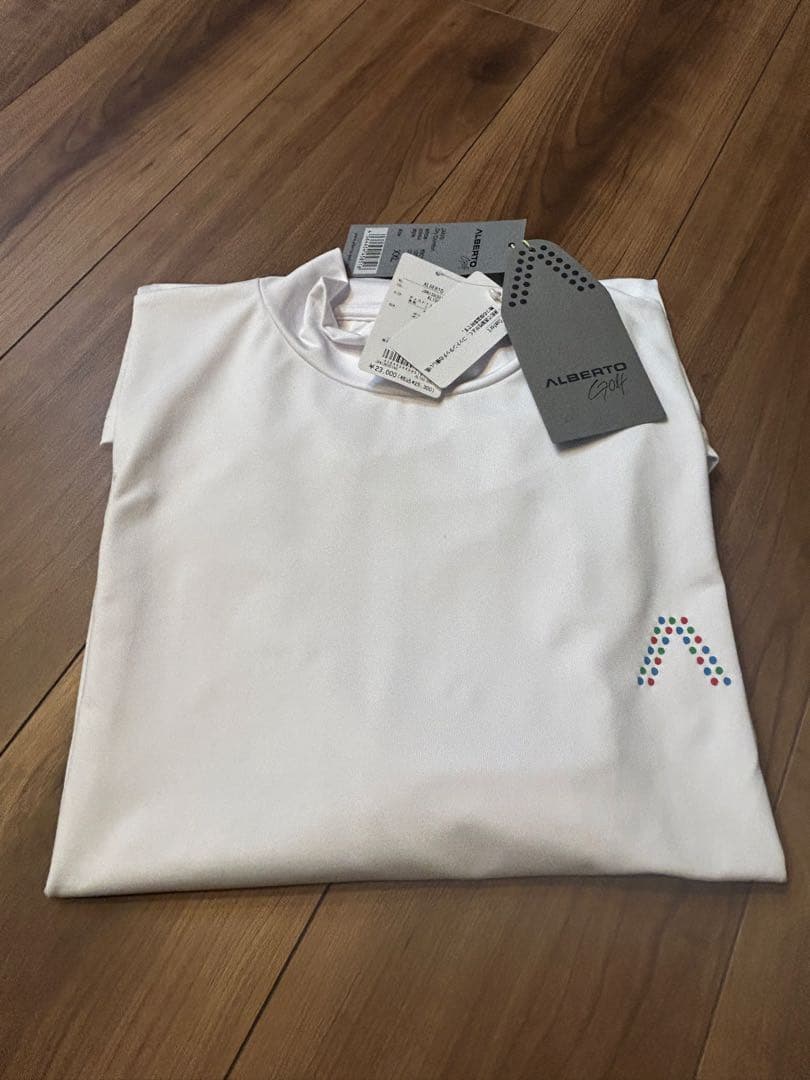 アルベルトゴルフ長袖モックシャツXXL