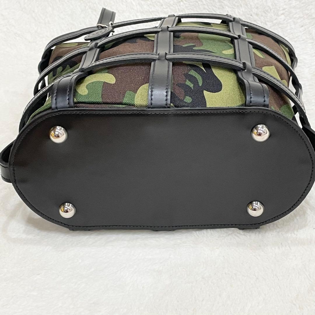 just campagne シャストカンパーニュ　バスケットバッグ セット　迷彩