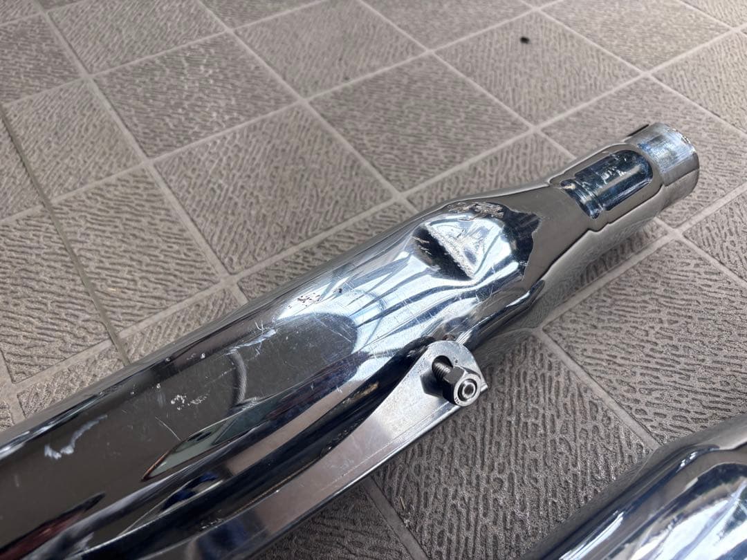 【お値引き】モーターステージ ブラスマフラー　テーパースラッシュ　スポーツスター
