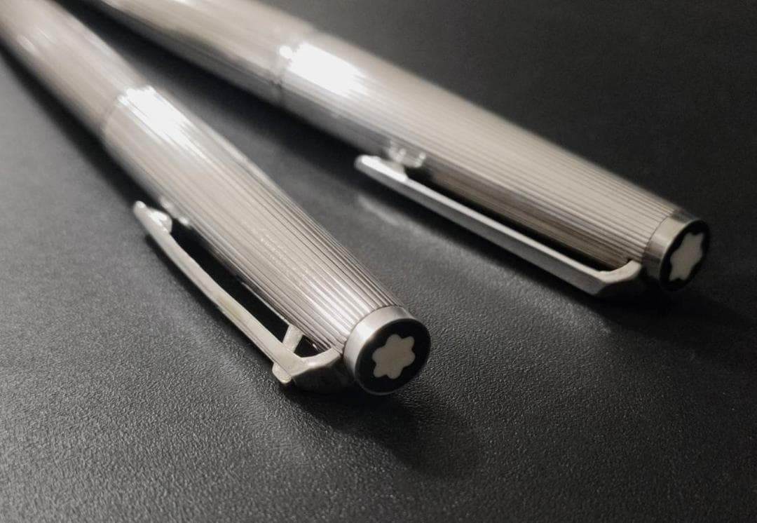 良品 モンブラン 925シルバー 1266 万年筆 1866 ボールペンセット