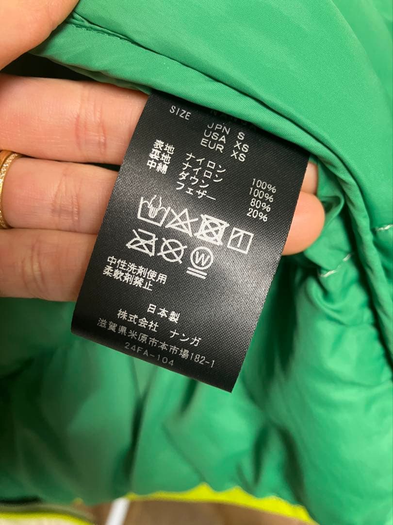 NANGA ナンガ　プレイランドダウンジャケット グレイッシュベージュ