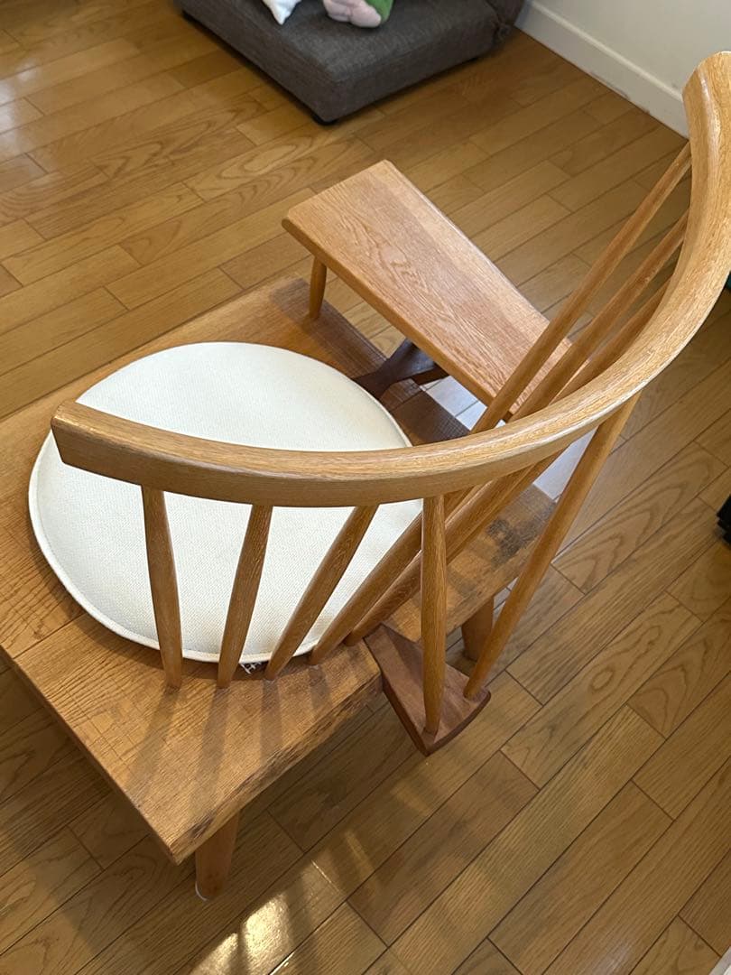 ナガノインテリア　天然木ソファー（1人掛け）