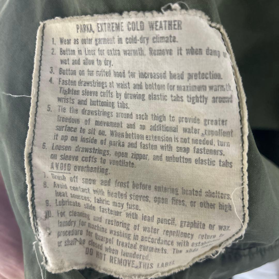 70s 米軍 実物 M65 USミリタリー フィッシュテール　ライナー付き