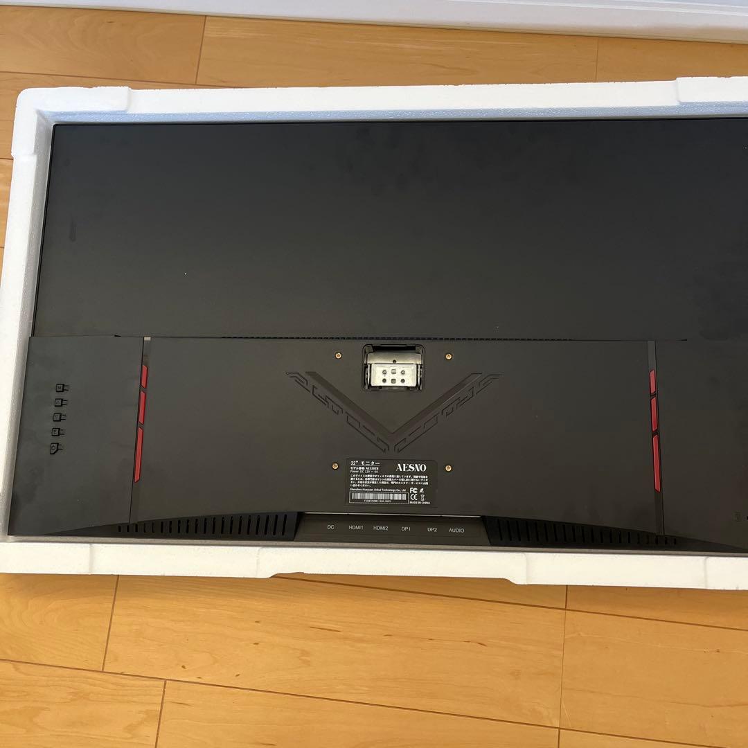 AESNO 32インチ ゲーミングモニター 4K UHD-60Hz