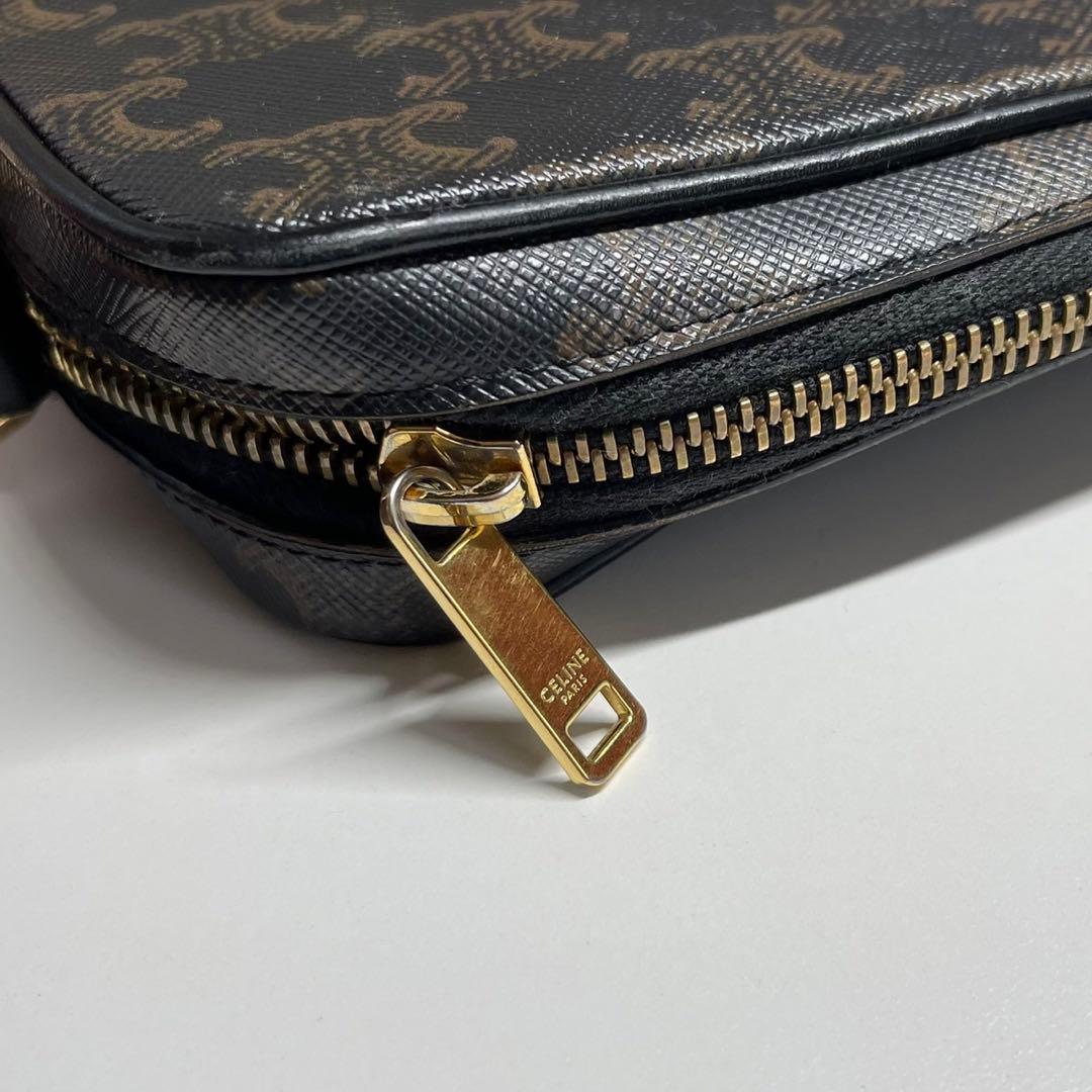 9*様 セリーヌ CELINE トリオンフキャンバス ミディアム メッセンジャ