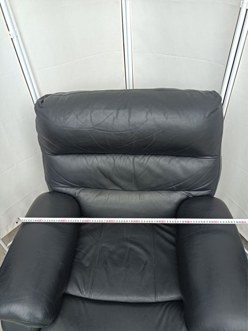 八6001【ニトリ】電動リクライニングソファ　ビリーバー　1人掛けソファ　本皮