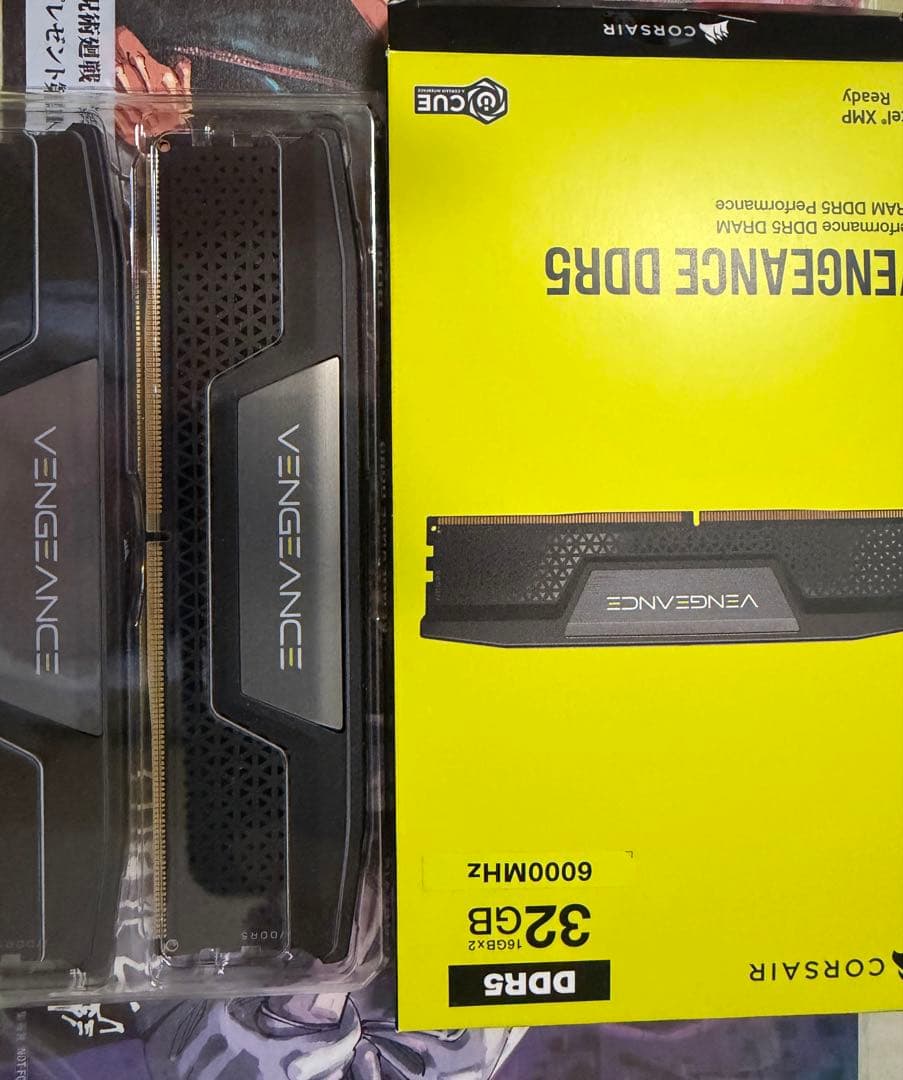 メモリー CORSAIR VENGEANCE DDR5 32GB 6000MHz