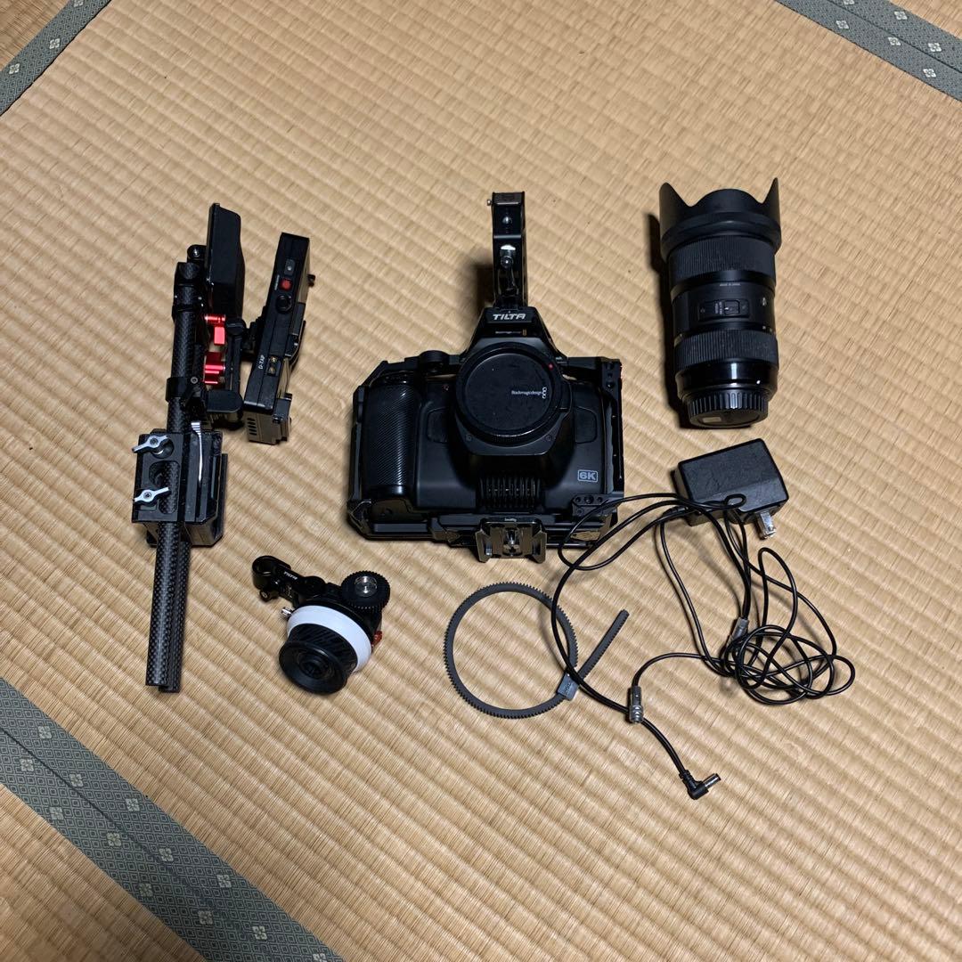 [セット] BMPCC 6K PRO +レンズ、リグセット